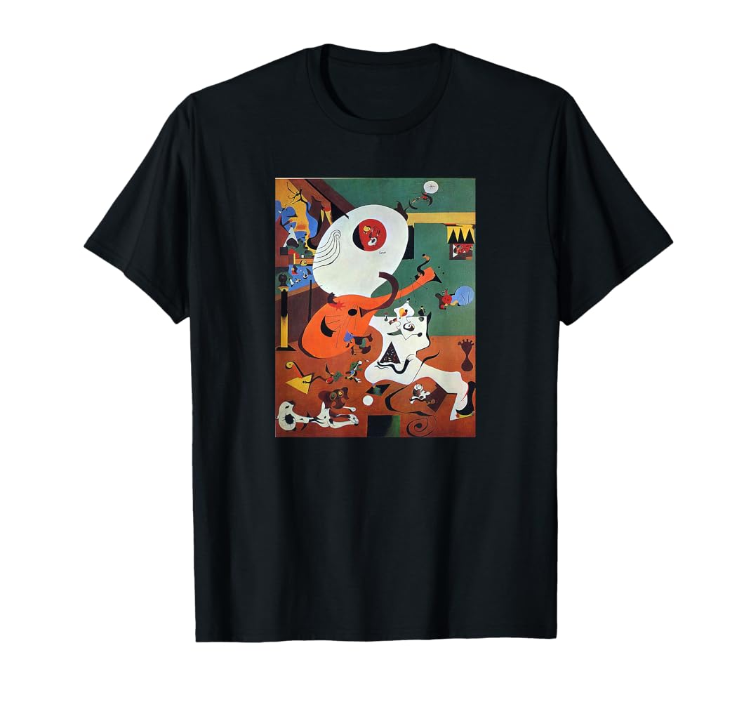 Amazon.com: Dutch Interior I 1928 Joan Miro Art T-shirt T